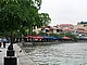 Singapore 2006: Gastlichkeit an den ehemaligen Shops an Singapurs Boat Quay