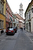 Sopron: Kirchgasse, Hotel Wollner und die evangelische Kirche
