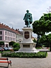 Sopron: Szechenyi-Denkmal, ungarischer Staatsreformer (1791 - 1860)