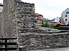 Stadtbefestigung von Sopron. Teil der mittelalterlichen Stadtmauer