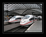 ICE3 der Deutschen Bahn in Köln Hbf