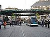 Eine Haltestelle der Tram in Straßburg