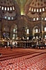 Der Gebetsraum der Sultan-Ahmed-Moschee