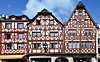 Fachwerkhäuser am Hauptmarkt von Trier