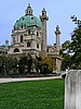Die Wiener Karlskirche wurde zur Erinnerung an die Pest-Epedemie errichtet