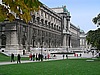 Wien, Rückseite Neue Burg. Beherbergt u.a. Ephesosmuseum, Völkerkundemuseum, Waffensammlung sowie die Sammlung alter Musikinstrumente