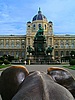 Wien - Vienna: Kunsthistorisches Museum mit Elefant