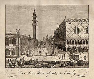 Marcusplatz in Venedig